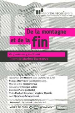De la montagne et de la fin, émouvante Tsvetaeva à la Maison de la Poésie De la montagne et de la fin, émouvante Tsvetaeva à la Maison de la Poésie