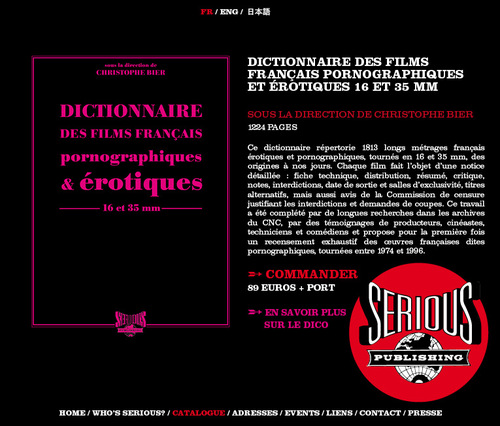 Dictionnaire Des Films Fran Ais Pornographiques Et Rotiques