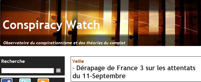 11/09 et conspirationnisme, interview de Rudy Reichstadt fondateur de Conspiracy Watch.info 11/09 et conspirationnisme, interview de Rudy Reichstadt fondateur de Conspiracy Watch.info