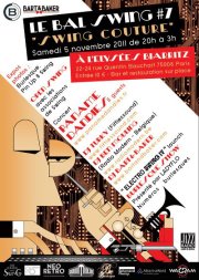 BAL SWING # 7 : soirée autour de la 4e compil Electroswing samedi 5 novembre à l’Elysée Biarritz BAL SWING # 7 : soirée autour de la 4e compil Electroswing samedi 5 novembre à l’Elysée Biarritz