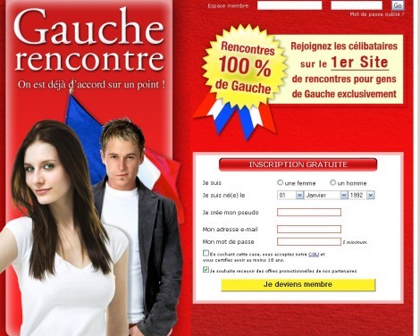 rencontre femme de gauche