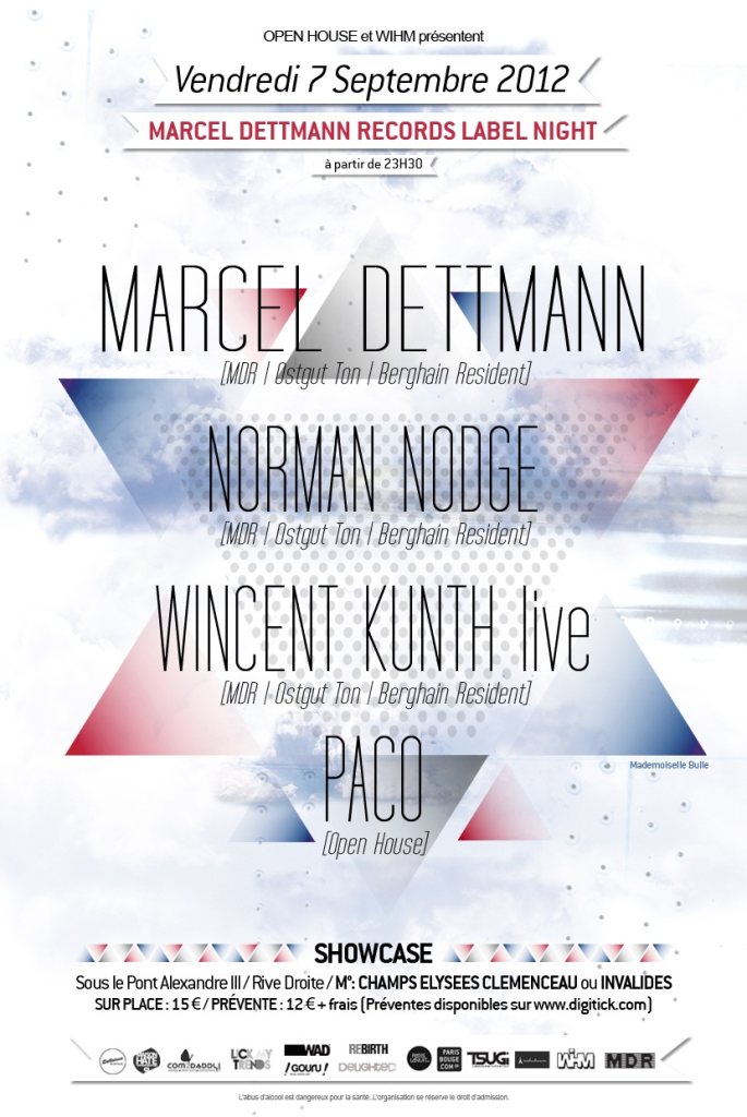 Gagnez 10×2 places pour MARCEL DETTMANN RECORDS LABEL NIGHT au Showcase le 7 septembre Gagnez 10×2 places pour MARCEL DETTMANN RECORDS LABEL NIGHT au Showcase le 7 septembre