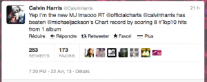 Tweet Calvin Harris