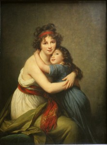 Elisabeth Vigée-Lebrun, "Mme Vigée-Lebrun et sa fille", ou "la Tendresse".