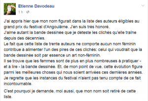 Etienne Davodeau FB