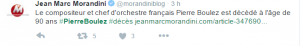 Tweet Jean-Marc Morandini