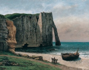 04 - Courbet - La falaise d'Etretat
