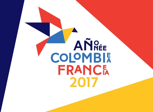 Logo de l'année France-Colombie.