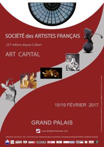 Affiche 2017 du Salon des Artistes Francais