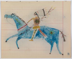 ledger-drawings-attributed-to-joseph-no-two-horns-he-nupa-wanica-hunkpapa-lakota-ca-1920-graphite-and-watercolor-on-paper