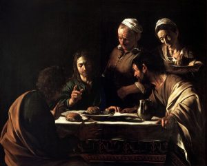 Le Caravage, Le souper chez Emmaüs, 1606