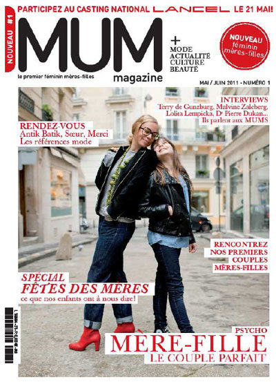 MUM, le premier magazine féminin mère-fille en kiosques le 12 mai
