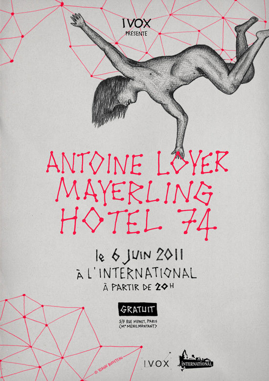 IVOX présente Antoine Loyer / Mayerling \ Hotel 74 à l’International