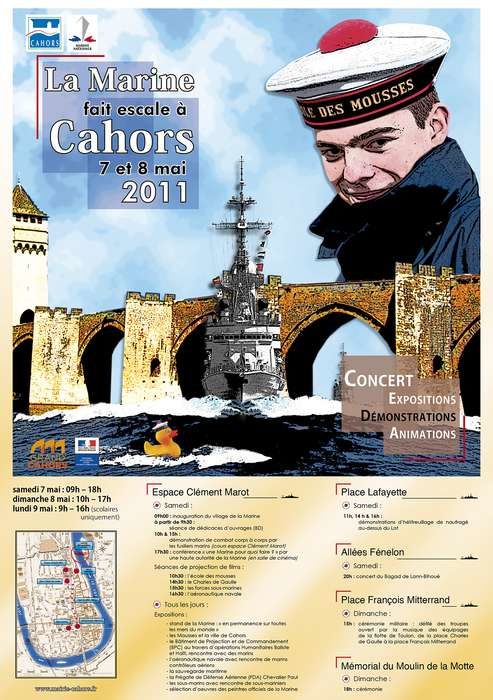 La marine fait escale à Cahors