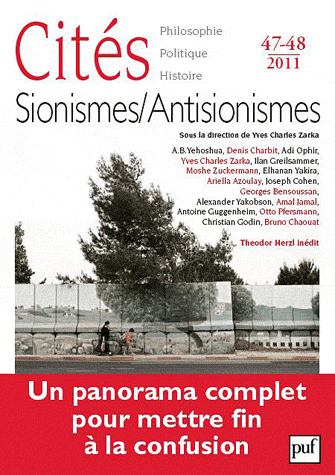 Sionismes/Antisionismes, un livre pour “mettre fin à la confusion”