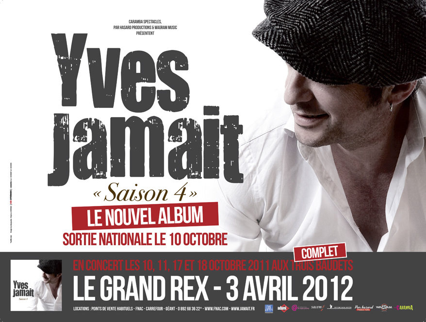 [Live Report] Yves Jamait au Grand Rex (03/04/2012)