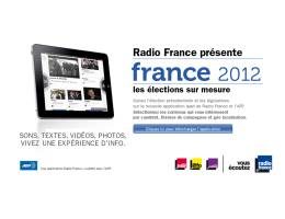 Radio France et l’Afp lancent une application pour suivre la campagne