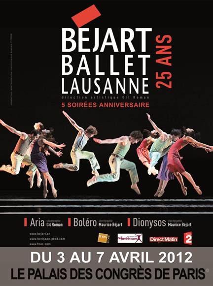 Les 25 ans du Béjart Ballet Lausanne au Palais des Congrès