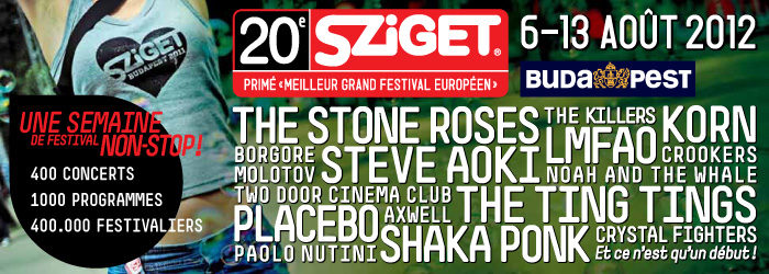 Gagnez deux pass pour le Sziget Festival