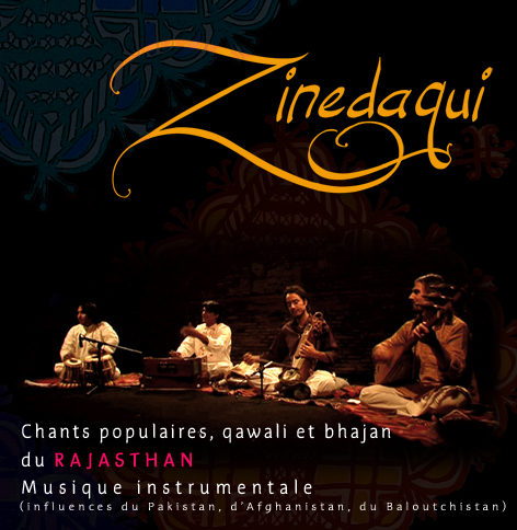 Zinedagui – Chants populaires du Rajasthan, qawwali et bhajan Vendredi 1er juin à 20h30 musée Guimet