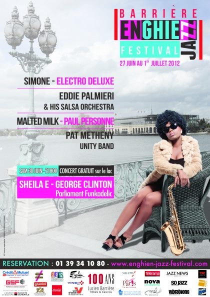 Ouverture Enghien Jazz Festival 2012, du 27juin au 1juillet.