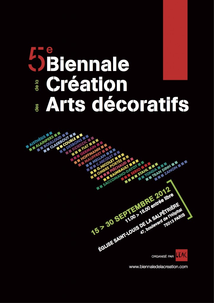 5e édition de la Biennale de la Création des Arts Décoratifs