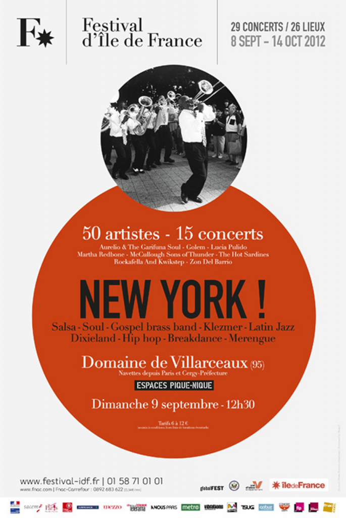 Gagnez 5×2 places pour NEW YORK ! – 50 ARTISTES – 15 CONCERTS au Festival d’Ile de France
