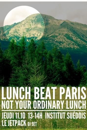 Votre pause déj d’aujourd’hui : concept « Lunch Beat »