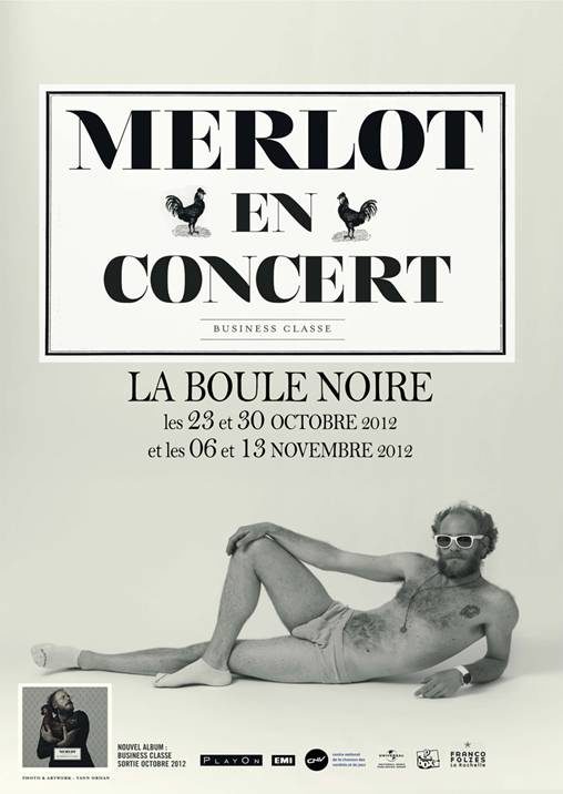 Gagnez 3×2 invitations pour le concert de Merlot à la Boule noire le 6 novembre
