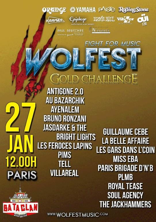 Le Wolfest fêtera la finale au Bataclan