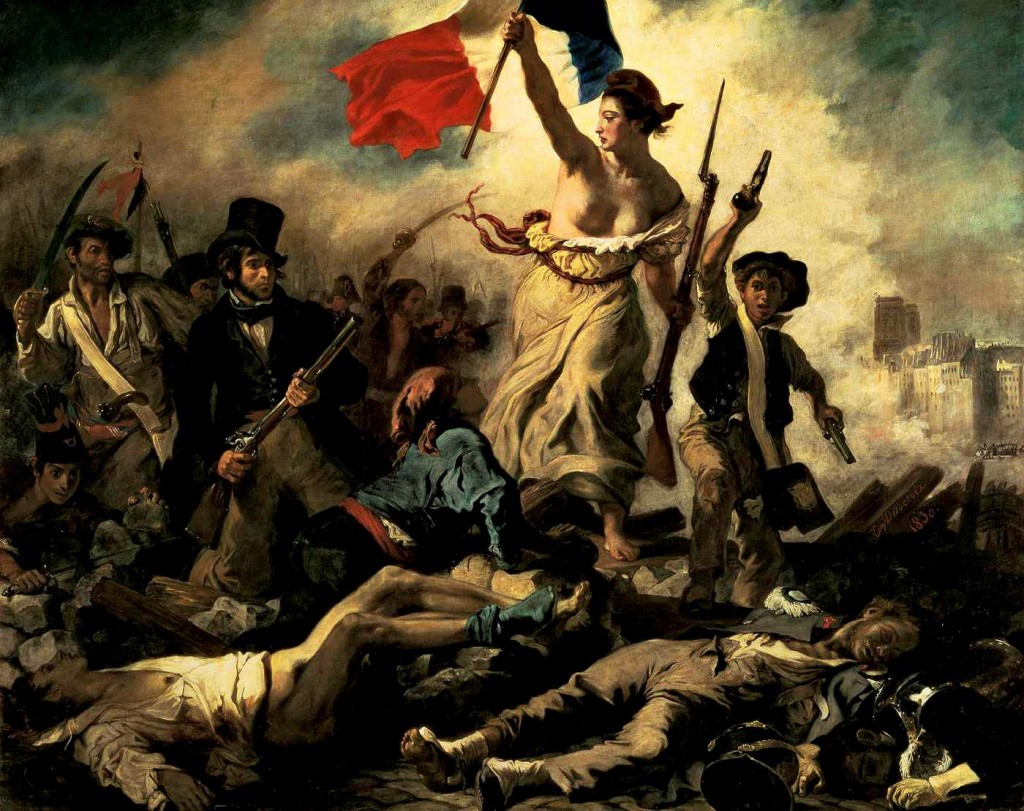 La liberté guidant le peuple dégradée au Louvre-Lens