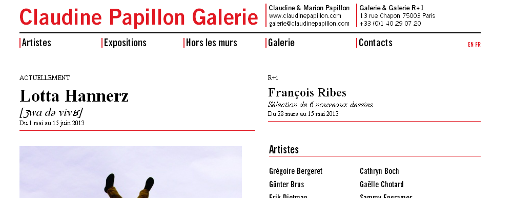 Galerie Claudine Papillon