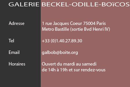 Galerie Beckel – Odille – Boïcos