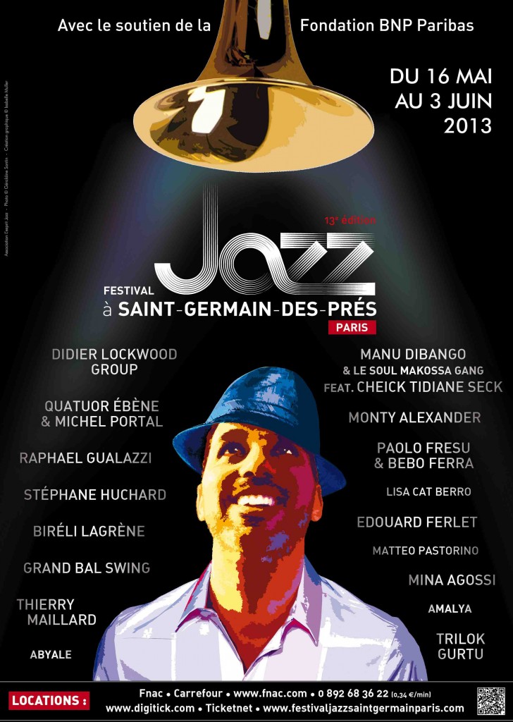 13ème édition du festival de jazz à St Germain-des-Prés
