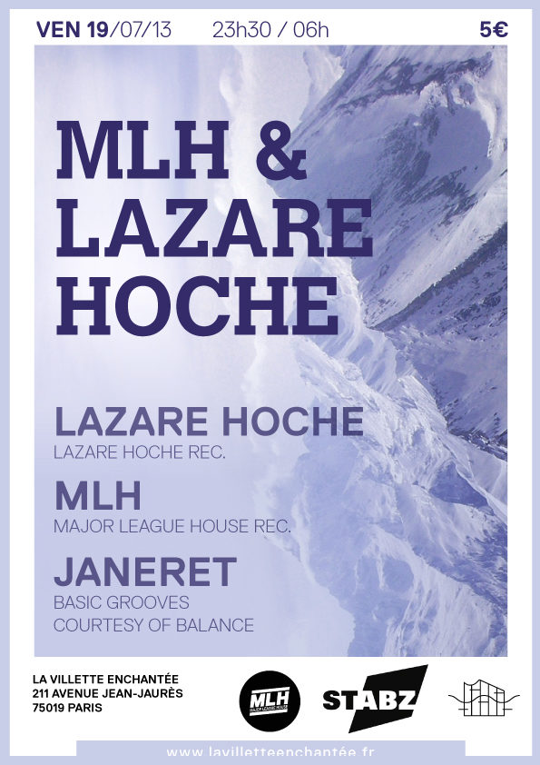 Gagnez 2×2 places pour la soirée MLH & Lazare Hoche à la Villette Enchantée du 19 juillet