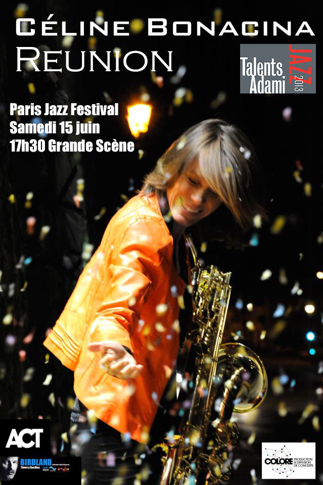Céline Bonacina Réunion et Guillaume Perret & the Electric Epic sont au Paris Jazz Festival ce samedi