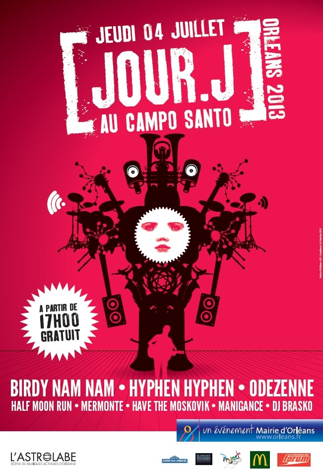 Le Festival Jour J, un grand concert gratuit le 4 juillet à Orléans