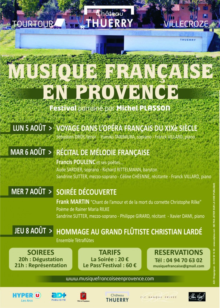 Musique française en Provence : un nouveau festival classique mêlant vin et musique