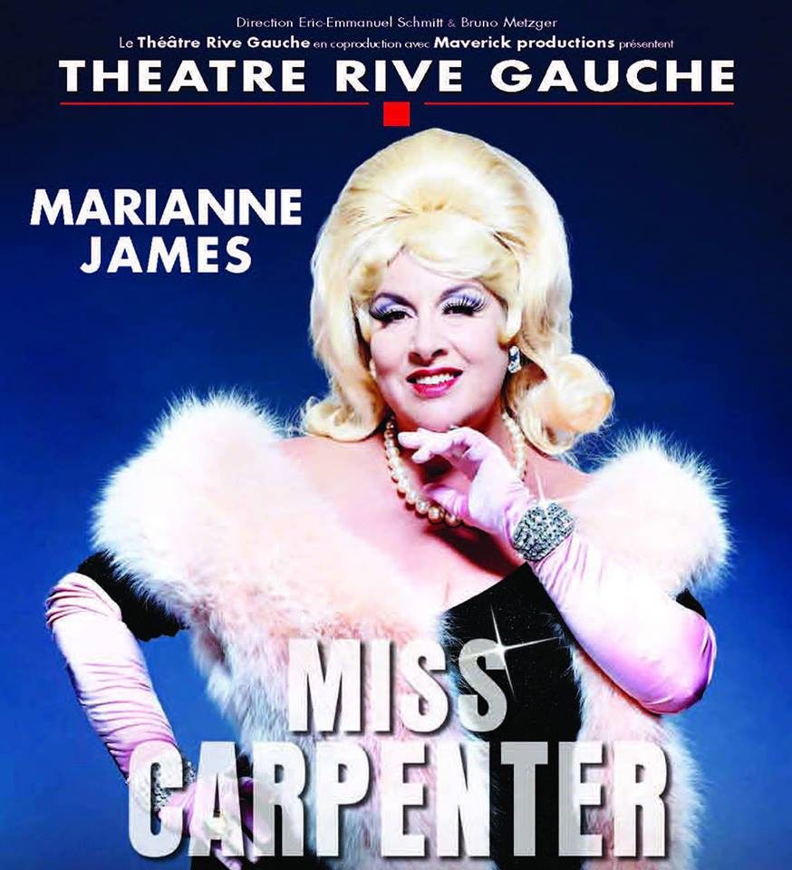Miss Carpenter : Marianne James fait la diva au Théâtre Rive-Gauche