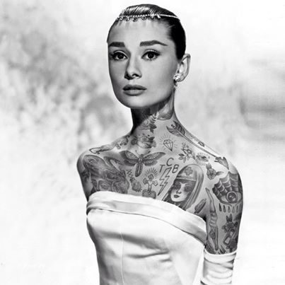 Des célébrités tatouées pour de faux par Cheyenne Randall