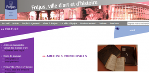 Archives municipales   Site officiel de la ville de Fréjus