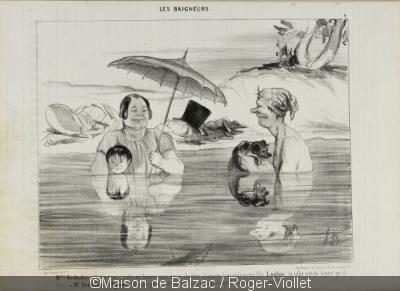 Plages à Paris selon Daumier