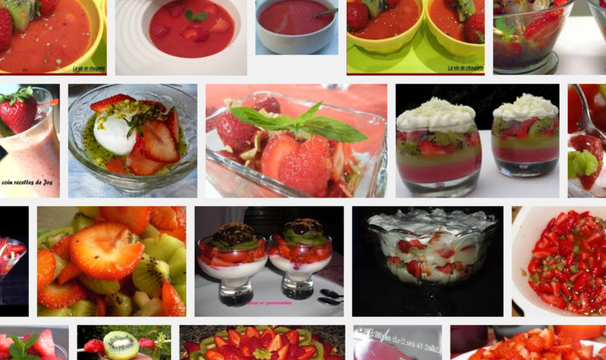 La recette de Claude : soupe de kiwis aux fraises