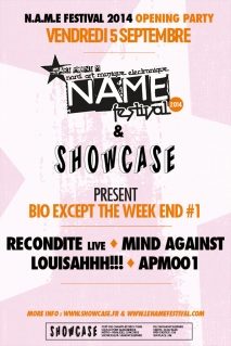 Gagnez 5×2 places pour la N.A.M.E. Opening au Showcase le 5 septembre