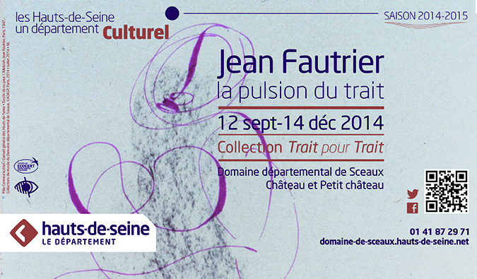 Jean Fautrier, la pulsion du trait au Musée Domaine de Sceaux