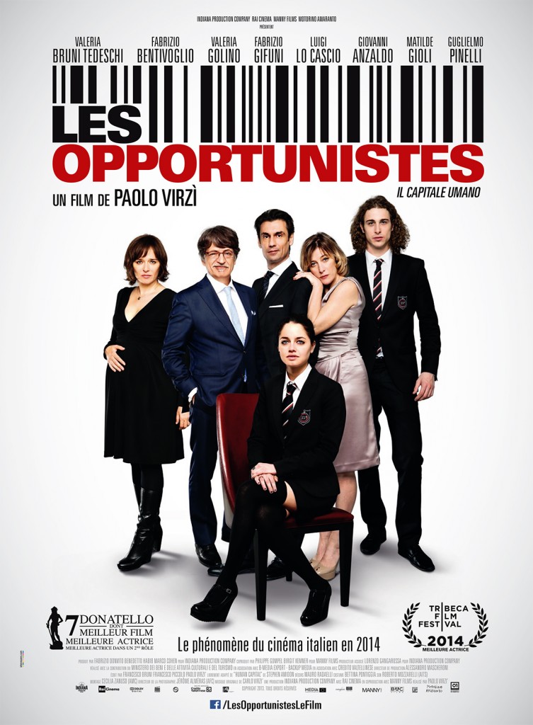 Gagnez 10×2 places pour le film « Les Opportunistes » de Paolo Virzi