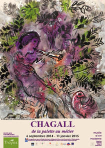 Chagall, de la palette au métier au musée d’art moderne de Troyes
