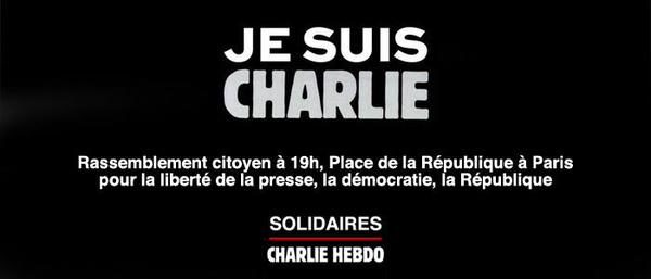 Rassemblement de solidarité à Charlie Hebdo ce mercredi 7 janvier, à 19h, place de la République