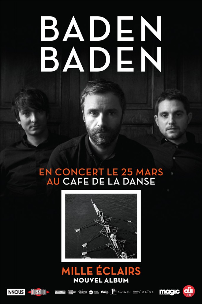 Gagnez vos places pour le concert de Baden Baden au Café de la Danse le 25 mars