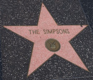 the simpson walk of fame